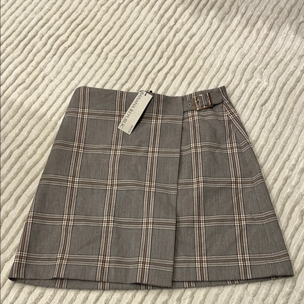 NWT Banana Republic Plaid Skirt